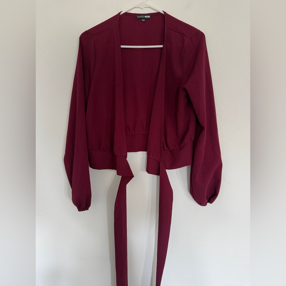 Burgundy Summer Top